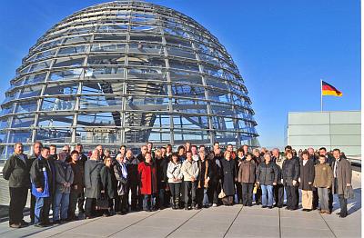 Auf dem Bundestagsgebäude Auf dem Bundestagsgebäude